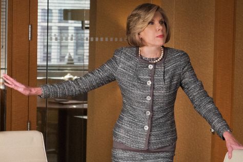 New Life Beginning, Will Gardner, Diane Lockhart, Alicia Florrick, Christine Baranski, The Good Wife, Wife Fashion, Ageless Style, Costume Designer