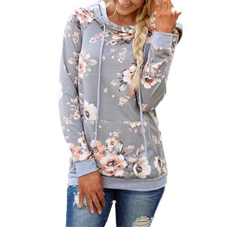 Hoodies Womens Fashion, Tunic Tops Casual, Hoodie Coat, Style Hoodie, Casual Tops For Women, Hooded Pullover, Long Hoodie, Casual Pullover, Casual Hoodie