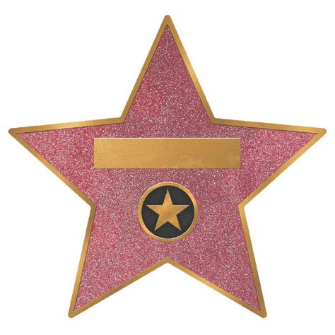 PRICES MAY VARY. HOLLYWOOD GLAMOUR: Bring the magic of Hollywood Boulevard to your home with these Glitz & Glam Star Decal Clings, featuring a stunning terrazzo and brass star design reminiscent of the Walk of Fame. HIGH-QUALITY MATERIAL: Made from coated cardboard with removable stickers, these 11.3" x 12" decals provide a durable and lasting solution to enhance any space with a celestial theme. EASY APPLICATION: Effortlessly peel and stick each decal to your flat surface of choice, such as wal Star Template, Star Decals, Hollywood Party, Hollywood Star, Pink Gold, Hollywood, Stars, Pink, Gold