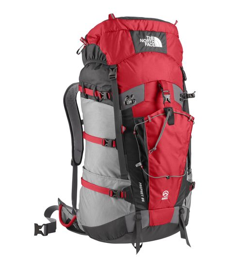 TNF Summit Series Prophet 65 Best Travel Luggage, Backpack Through Europe, Mountain Gear, Mountaineering Gear, Camping Bag, Backpacking Gear, Camping Backpack, Backpacking Packing, Hiking Gear