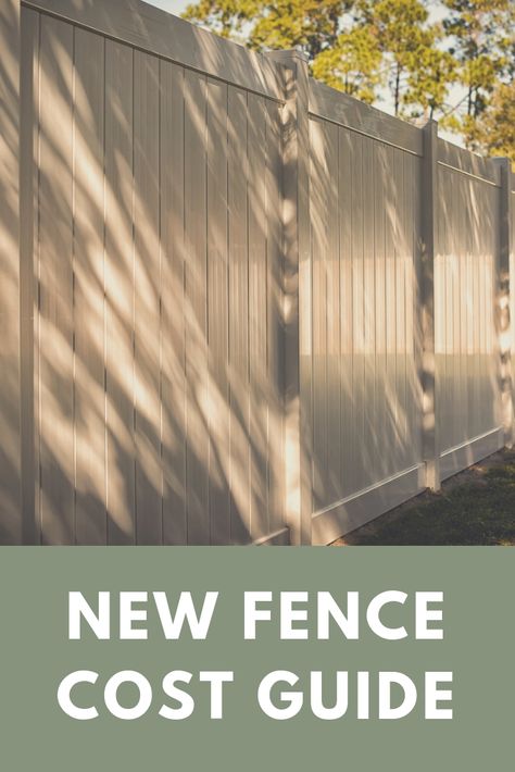 Vinyl Fence Material Calculator and Price Estimator Brick And Vinyl Fence, Vynil Fencing Ideas, Vinyl Fencing Ideas Backyards, Vinyl Fence Ideas Backyards, Vinyl Privacy Fence Ideas, Vinyl Fencing Ideas, Vinyl Fence Landscaping, Vinyl Fence Colors, Vinyl Fence Ideas