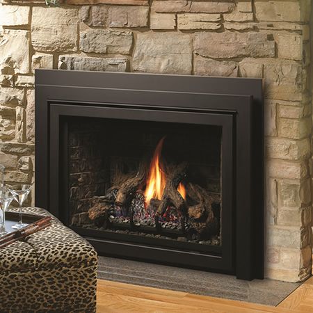 Vented Gas Fireplace Insert, Fireplace Modern, Home Heating Systems, Direct Vent Gas Fireplace, Tall Fireplace, Direct Vent Fireplace, Gas Insert, Fireplace Fronts, Gas Fireplace Insert