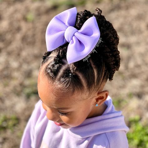 #4chair #4chairstyles #protectivestyles #curlyhair #naturalhair #braids #twisthairstyles #hairbows #scubabows #hairstyleideas #hairstyles #hairgrowth #kidshair Easter Hair Styles For Kids, Toddler Cheer Hairstyles, Little Kid Hairstyles Black, Puff Hairstyles For Kids, Cute Hairstyles For Little Black Kids, Easter Hairstyles For Kids Black, Braided Up Ponytail For Kids, Natural Hairstyles For Black Kids Simple, Toddler Protective Hairstyles