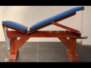 Wooden Bench Press, Gym Bench Design, Diy Gym Bench, Home Gym Bench, Gym Bench, Home Made Gym, Backyard Gym, Diy Home Gym, Diy Gym