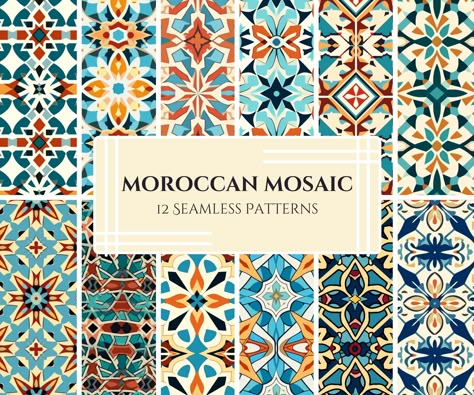 North African Patterns, Arab Design, Arabic Pattern Design, Morocco Pattern, Motif Arabesque, Morocco Design, Arabesque Pattern, Art Worksheets, Arabic Pattern