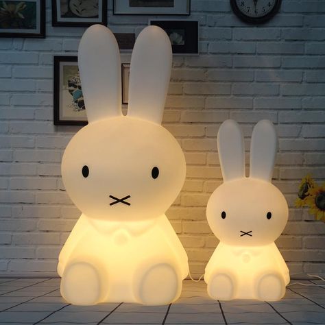 Miffy Lamp, Charging Table, Bunny Lamp, Lamp Cute, Rabbit Lamp, Lamp For Kids, Nordic Bedroom, Lamp Large, Baby Night Light