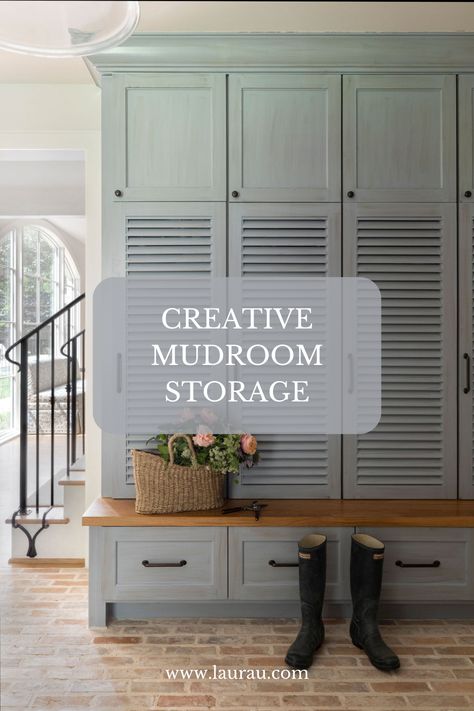 Entryway Mudroom Cabinet, Front Door Bag Storage, Entryway With Lockers, Mudroom Hat And Glove Storage, Bookbag And Shoe Storage At Home, Dog Leash Storage Ideas, Behind The Door Mudroom, Mudroom Bench And Storage, Entry Way Shoes Storage