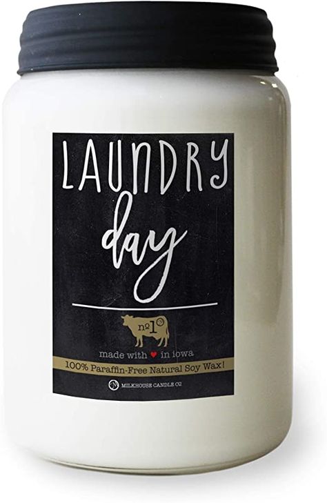 Milkhouse Candle Company, Farmhouse Collection Mason Jar Candle, 26 Ounce Apothecary Jar, Laundry Day Profession Quotes, Gifts For Dad From Son, Milkhouse Candles, Apple Candle, Gifts For Dad From Daughter, Milk And Sugar, For Boyfriend Gifts, Gifts For Dads, Glass Jars With Lids