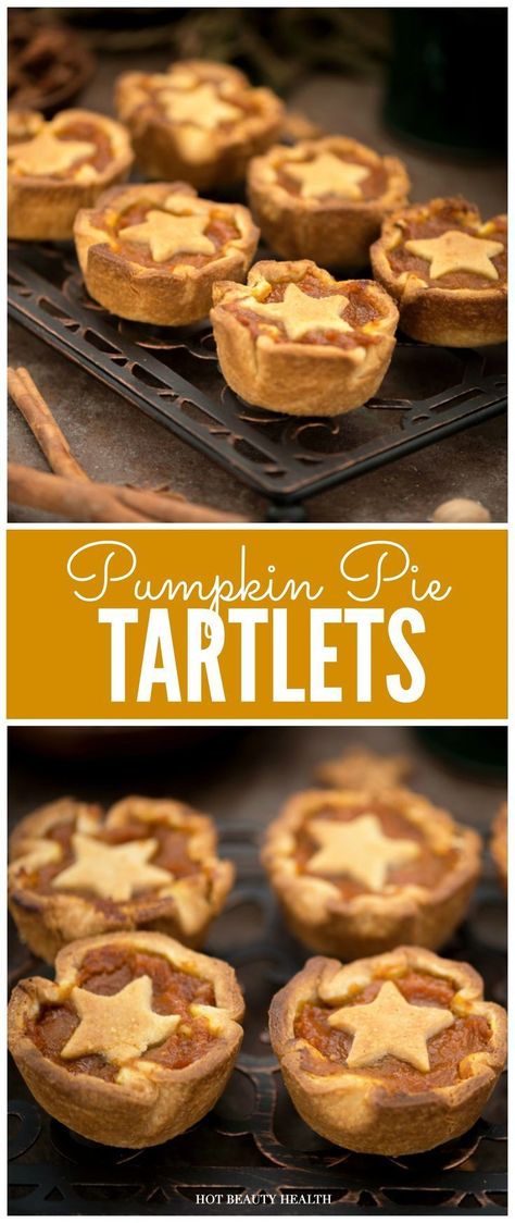 These pumpkin pie tartlets are the perfect dessert to enjoy in the fall especially during Thanksgiving and Christmas. It's one of my favorite holiday desserts. Click over to learn how to make this easy recipe! Hot Beauty Health blog Pumpkin Tartlets, Pie Tartlets, Thanksgiving Desserts Pumpkin, Favorite Holiday Desserts, Pumpkin Tarts, Tartlets Recipe, Thanksgiving And Christmas, Pumpkin Dessert, Baking Ideas