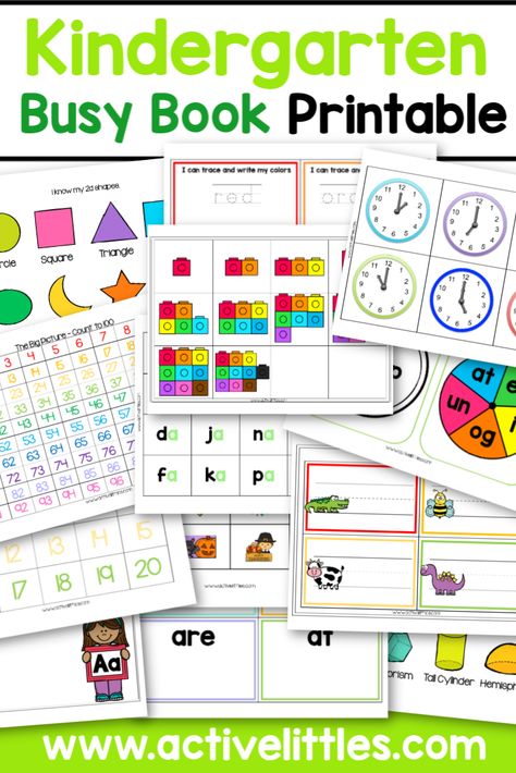 Are you looking for a busy book that will teach the basics of learning how to read for your kindergartener? This helped my kindergartener and I'm sharing it Busy Binder For Kindergarten, Busy Book For Kindergarten, Free Kindergarten Books To Print, Kindergarten Busy Binders Free Printable, Kindergarten Binder Free Printables, Busy Book Kindergarten, Kindergarten Activity Binder, Kindergarten Busy Book Free Printable, Kindergarten Learning Binder