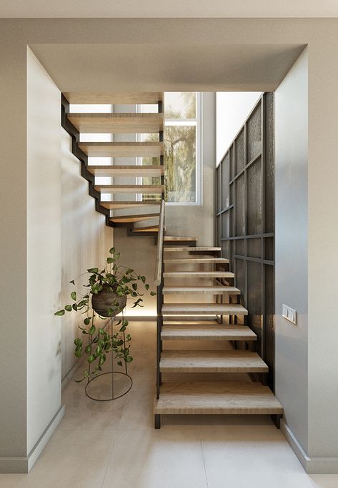 Scandinavian Stairs, Beach House Renovation, Loft Staircase, Staircase Remodel, Stairs Design Modern, Solar Design, Home Stairs Design, Timber House, House Front Design