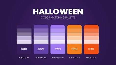 Halloween Color Pallet, Color Palette Halloween, Theme Color Palettes, Huddle Board, Halloween Color Palette, Tema Halloween, Black Halloween Dress, Halloween Color, Halloween Tree