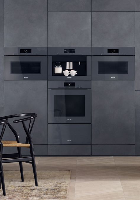 Miele Steam Oven, Built In Kitchen Appliances, Miele Kitchen, Modern Köksdesign, Contemporary Style Kitchen, Miele Appliances, Steam Oven, Kitchen Inspiration Design, Oven Recipes