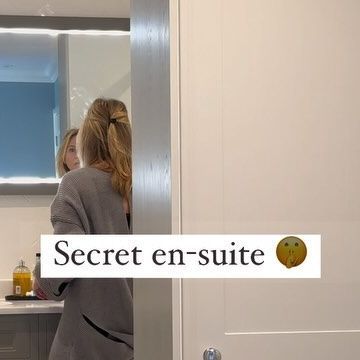 𝗟𝗶𝘇𝘇𝘆 Williams | contemporary Interiors | DIY | Renovation on Instagram: "Take a peek at our bedrooms secret surprise 🤫 Love a secret door and I really wanted to incorporate one here. Our en-suite was the perfect opportunity tucked away behind our dressing area. What’s one of your favourite home features? 🏷️ secret door, secretdoor, hidden door, hidden bathroom #hiddenstorage #storage #hiddenbathroom #secretdoor #hiddenstoragesolutions #secretbathroom" Hidden Bathroom, Hidden Bath, Brown Living Room Decor, Home Features, Secret Door, Dressing Area, Hidden Door, Brown Living Room, Contemporary Interiors