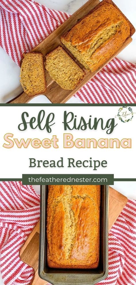 Best Thing To Make With Ripe Bananas, Banana Bread Made With Self Rising Flour, Banana Nut Bread Recipe Using Self Rising Flour, Banana Bread With Self Rising Flour Easy Recipes, Banana Bread Recipe With Self Rising, Desserts Using Self Rising Flour, Recipes That Use Self Rising Flour, Banana Bread With 3 Ripe Bananas, Self Raising Flour Banana Bread