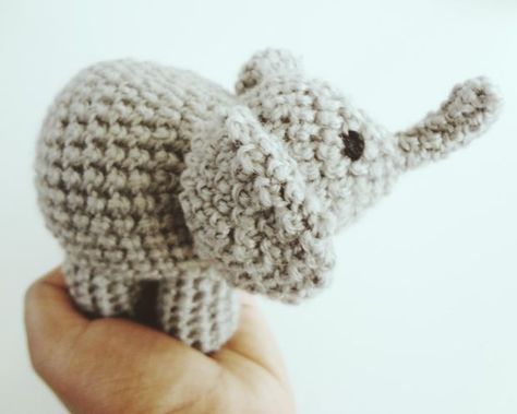 Processed with VSCOcam with m3 preset Crochet Elephant Pattern Free, Amigurumi Elephant Pattern, Crochet Elephant Pattern, Tiny Crochet, Tiny Elephant, Amigurumi Elephant, Crochet Elephant, Craps, Elephant Pattern