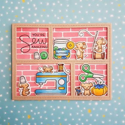 Brick Wall Stencil, Love Birthday Cards, Sewing Cards, Lawn Fawn Cards, Wall Stencil, Peachy Keen, Scrapbooking Cards, Love Stamps, Friendship Cards