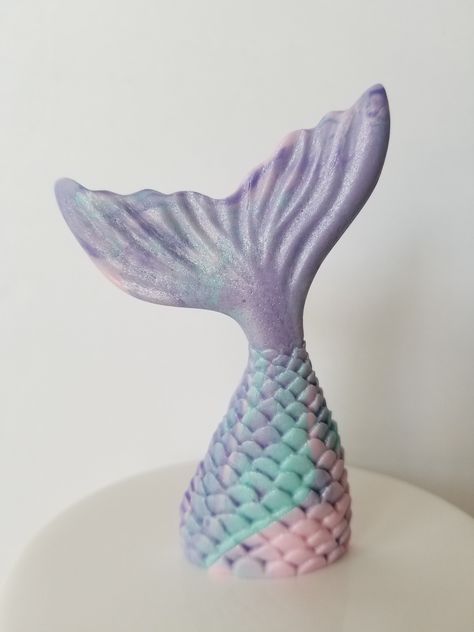 Mermaid Cake Fondant, Diy Mermaid Cake Topper, Mermaid Fondant Topper, Fondant Mermaid Tail, Mermaid Tail Cake Topper Printable, Mermaid Tail Cake, Baby Bump Cakes, Mermaid Cake Topper, Mermaid Mugs