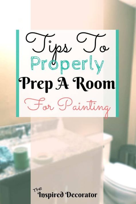 Room For Painting, Painting A Room, Room Checklist, Paint Prep, Paint Your House, Home Buying Tips, Bedroom Paint, Diy Tips, Living Room Paint