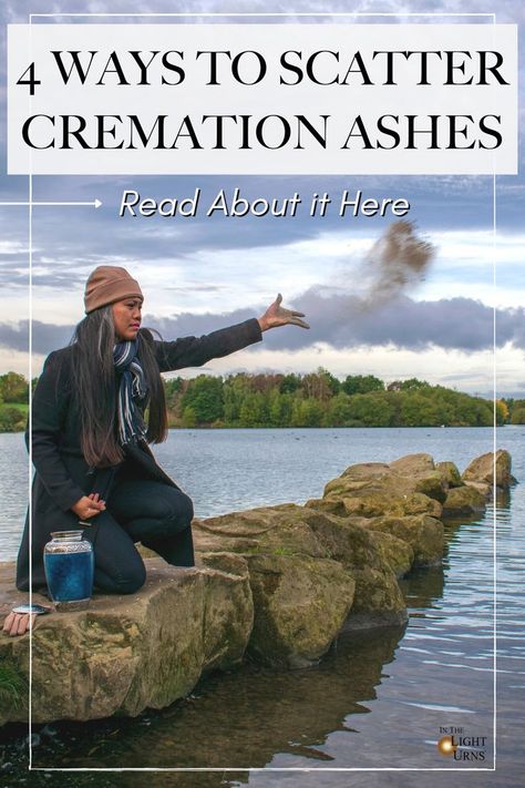 Visit here to learn how to scatter cremation ashes the right way on In the Light Urns. When people choose burial, a traditional form of death care, the more limited set of options becomes clear.  One seeks and chooses the availability of the cemetery burial location, the casket, the headstone options, the funeral home, and a few other arrangements. Once the funeral and graveside ceremony is completed, paying respects and saying your goodbyes are completed to some extent. Writing A Eulogy, Cremation Boxes, Estate Planning Checklist, Ashes To Ashes, Cremated Remains, Family Information, National Cemetery, Beach Ceremony, Cremation Ashes