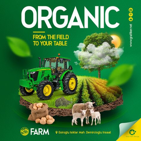 Organic farming social media post#pikbest#templates Farm Ads Design, Farm Social Media Design, Nature Social Media Post, Psd Files Download Free, Agriculture Social Media Design, Farm Poster Design, Agriculture Poster Design Ideas, Organic Farming Poster, Farm Social Media