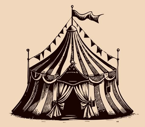 Download the Circus retro sketch hand drawn doodle style Holiday 43563331 royalty-free Vector from Vecteezy for your project and explore over a million other vectors, icons and clipart graphics! Creepy Carnival Drawing, Circus Horse Illustration, Creepy Circus Drawing, Travelling Circus Aesthetic, Circus Tent Tattoo, Old Circus Aesthetic, Circus Doodles, Vintage Circus Aesthetic, Circus Sketch