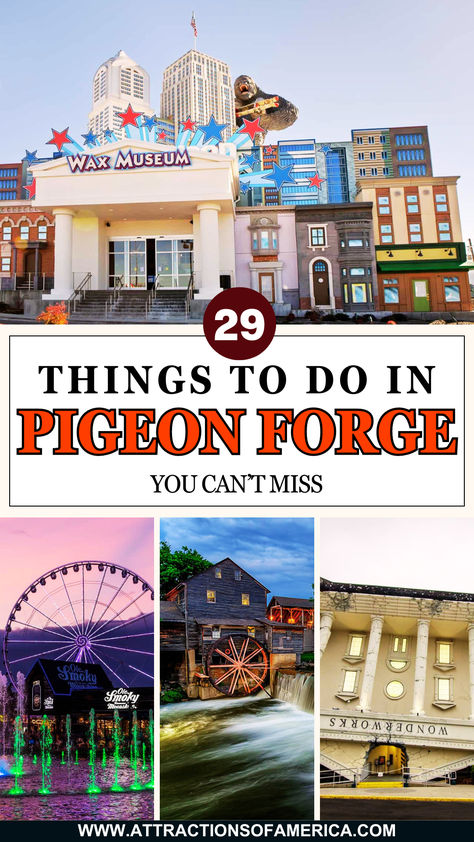 29 things to do in Pigeon Forge You can't miss with image of WonderWorks, Island in Pigeon Forge, Wax Museum. Fun Things To Do In Pigeon Forge Tn, Things To Do In Pigeon Forge, Things To Do Pigeon Forge Tn, Things To Do In Sevierville Tennessee, What To Do In Pigeon Forge Tn, Pigeon Forge Tennessee Things To Do In, Gatlinburg Tennessee Things To Do In, Tennessee Pigeon Forge, Places To Visit In Tennessee