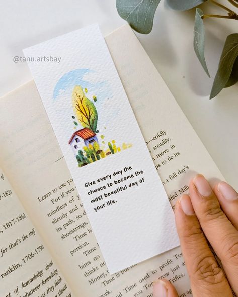 Day 32/100 - MINIMALIST BOOKMARK SERIES Another Watercolour Bookmark painting in this series . Hope you like it ❤️ . . . #bookmarksofinstagram #affirmations #positivevibes #handmadebookmark #watercolors #watercolorbookmarks #bookmarksforsale #minipaintingseries #selfreflection #watercolorillustration #motivationalart #booklover #giftingideas #bookmark #handmadebookmark #bibliophile #bookworm #minimalillustration #indianartist #watercolorpaintings #100dayschallenge #100daysofsketching #100... Minimalist Bookmark, Types Of Salt, Bookmark Painting, Watercolour Bookmarks, Interesting Textures, Abstract Elements, Coarse Salt, Watercolor Bookmarks, Best Of Luck