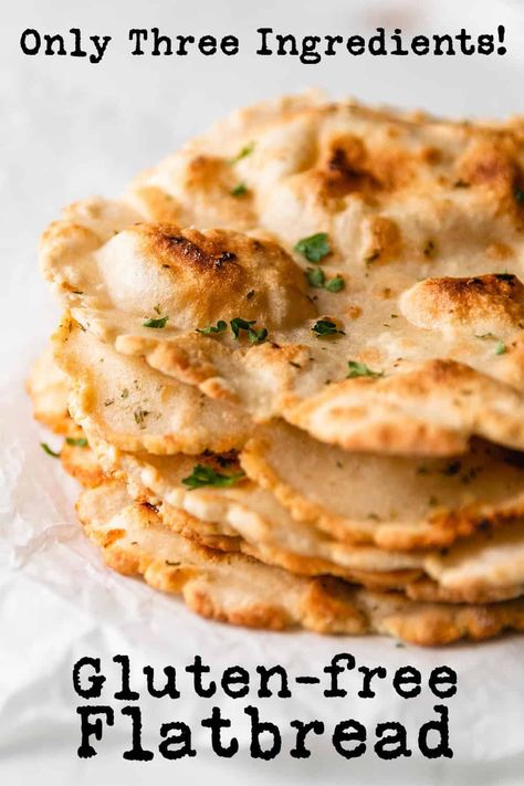 Gluten Free Yeast Free Pita Bread, Wheat And Corn Free Recipes, Easy Gluten Free Artisan Bread, 3 Ingredient Gluten Free Bread, Gluten Free Flatbread Easy, Recipes With Gluten Free Flour, Gluten Free Indian Fry Bread, Gluten Free Flat Bread Recipe Simple, How To Eat Gluten Free For Beginners