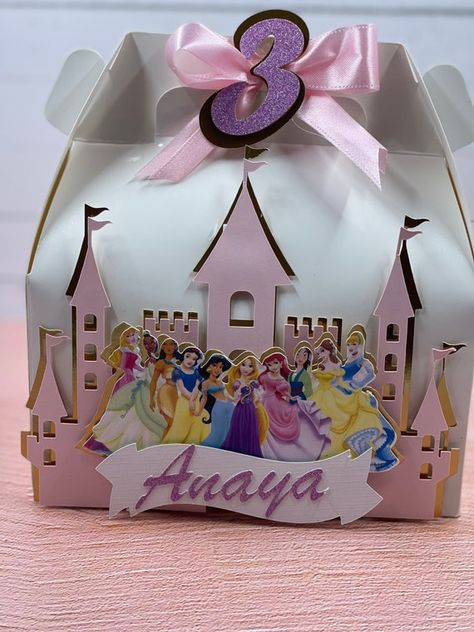 Princess Gable Box Princess Favor Box Disney Princess Favor | Etsy Princess Treat Boxes, Princess Gable Boxes, Disney Princess Favor Boxes, Princess Favor Boxes, Disney Princess Candy Bags, Disney Princess Party Bags, Gable Boxes Ideas Birthday Parties, Princess Candy Bags, Party Box Ideas