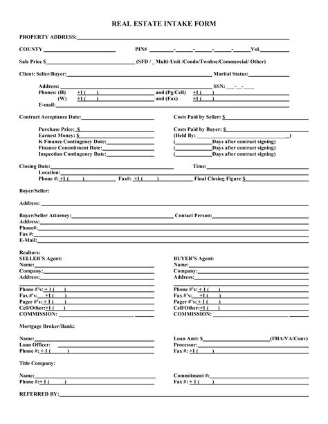 Real Estate Intake Form - How to create a Real Estate Intake Form? Download this Real Estate Intake Form template now! Real Estate Exam, Real Estate Forms, Intake Form, Hack Facebook, Real Estate Management, Real Estate Buyers, Real Estate Templates, Form Template, Marital Status