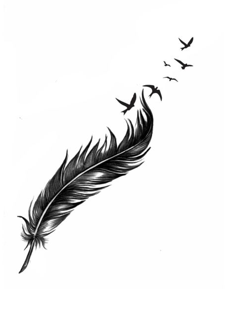 Feather Coverup Tattoo, Coverup Tattoo Designs, Feather Tattoo Cover Up, Feather Pen Tattoo, Small Feather Tattoo, Feather Sketch, Small Thigh Tattoos, Arm Tattoos Black, Ornamental Tattoos