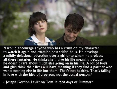 Love Quotes Movies, 500 Days Of Summer Quotes, Best Movie Quotes, Yearbook Quotes, 500 Days Of Summer, Favorite Movie Quotes, 500 Days, Joseph Gordon Levitt, Henry Miller