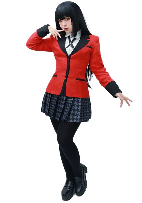 PRICES MAY VARY. PACKAGE INCLUDE: cosplay Jacket, white shirt, plaid skirt, necktie. MATERIAL: polyester, smooth and skin friendly. FUNCTION: uniform for anime fans group cosplay, comic con. Also great for daily wear. DESIGN: Women's red anime cosplay uniform with many buttons and decorations, hand washing is recommended. OCCASION: Great for cosplay, comic con, dressing up or daily wear. PACKAGE INCLUDE: anime Jacket, shirt, skirt, necktie. MATERIAL: polyester. FUNCTION: anime costume for group Anime Cosplay Halloween Costumes, Yumiko Cosplay, Anime Costumes Ideas, Cute Outfits Anime, Cold Weather Halloween Costumes, Cosplay Ideas Women Anime, Cosplay Anime Outfits, Halloween Cosplay Ideas, Halloween Cosplay Women