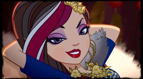 Ramona Badwolf, daughter of the Big Bad Wolf. Her voice sounds hexcellent! Ramona Badwolf, Ever After High Rebels, Monster High School, Cerise Hood, Raven Queen, Fairy Tale Characters, Big Bad Wolf, Fictional World, Bad Wolf