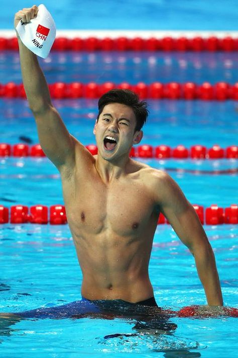 21 Hot Male Olympians Competing in Rio - Hottest Athletes at the Rio Olympics Ning Zetao, Male Swimmers, Professional Swimmers, Olympic Swimming, Olympic Swimmers, 남자 몸, Rio Olympics, Handsome Asian Men, Hot Asian Men