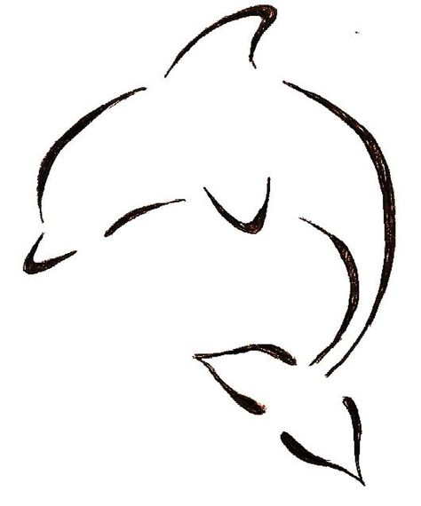 Dolphin Drawing, Dolphin Tattoo, 16 Tattoo, Dolphins Tattoo, Dibujo Simple, Dolphin Art, Muster Tattoos, Hawaiian Tattoo, Tattoo Desings