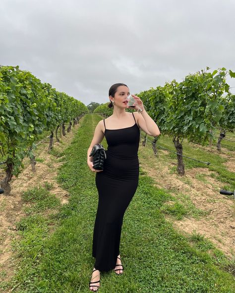 living my glamorous weekend ✨🍷 outfit details : dress @skims shoes @majeparis earrings from @silmarie90 ‘s closet #summeroutfitideas #summeroutfitinspo #summerinthehamptons #skims Black skims dress, silver earrings, summer in the hamptons Black Skims Dress Outfit, Summer In The Hamptons, Dress Silver, Earrings Summer, Weekend Outfit, Insta Photo Ideas, Insta Photo, Outfit Details, The Hamptons