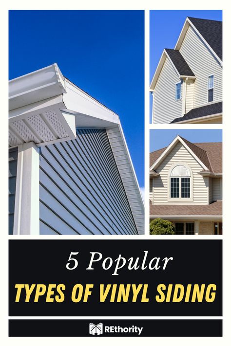 Vinyl siding has been an increasingly popular choice for homeowners in recent years due to its affordability and low maintenance requirements. Not only is it strong and durable enough to withstand the elements, but it also offers homeowners a wide range of options when it comes to style, color, and texture. From traditional lap siding to more unique accent styles, here are five popular types of vinyl siding you can choose from. Wide Vinyl Siding Exterior, Vinyl Siding Ranch Style House, House Exterior Colors Schemes Vinyl Siding, Monogram Siding Colors, Norandex Siding Colors, 2024 Siding Trends, New Siding Ideas, House Siding Styles, Clapboard Vinyl Siding