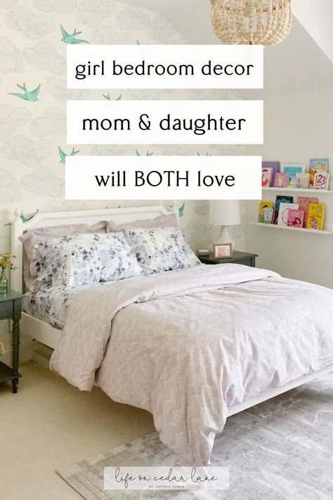 Transform your girl's space with Simple Modern Girls Bedroom Decor Ideas! Explore bedroom themes for a 6 Year Old Girl and a 10 Year Old Girls Room. Dive into Girls Bedroom Makeover inspiration, featuring shared girls room ideas and modern designs that grow with them. Modern Girls Bedroom, Girls Room Colors, Girls Bedroom Decor Ideas, Bed Makeover, Shared Girls Room, Girls Bedroom Makeover, Big Girl Bedrooms, Girls Bedroom Decor, Fresh Girls