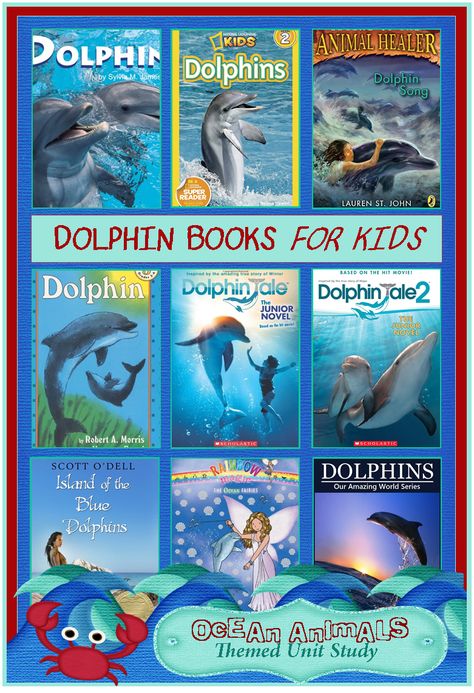 Dolphin Books for Kids Dolphin Books for Kids  {Ocean Animals Unit Study} Dolphin Unit Study, Ocean Classroom, Ocean Unit, Ocean Kids, Homeschool Elementary, Magic Treehouse, Unit Studies, Animal Activities, Preschool Books