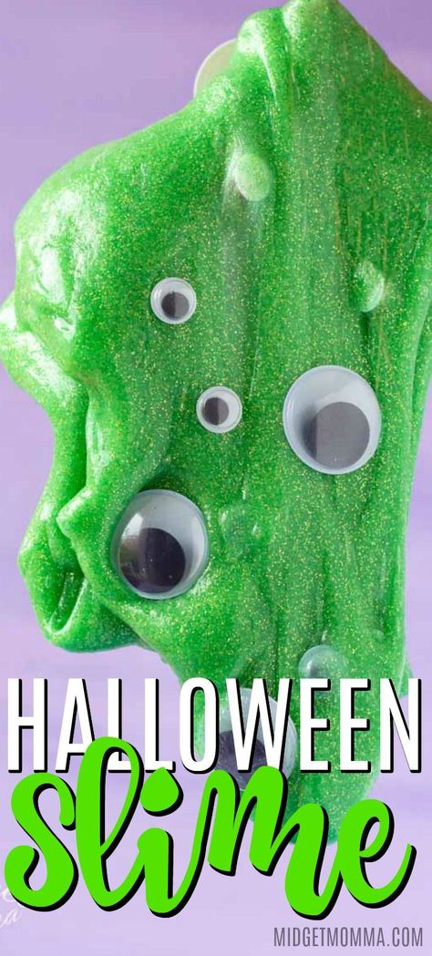 Slime Recipe Halloween, Diy Halloween Slime, Halloween Slime Recipe, Halloween Experiments, Slime Halloween, Witch Brew, Fun Slime, Halloween Slime, Halloween Class Party