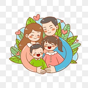 Happy Family Clipart, Parents Day Poster Design, Family Images Cartoon, Family Of Four Drawing, Family Poster Drawing, Poster About Family, Parents Day Drawing, Poster Keluarga, Happy Family Drawing