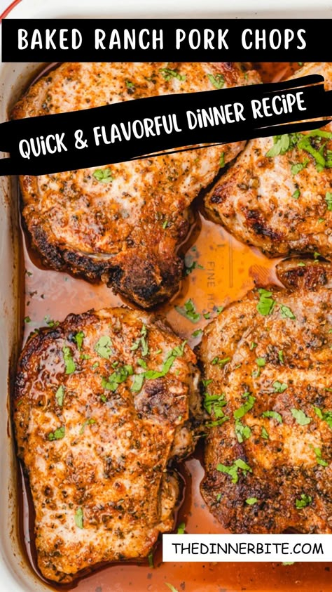 Best Easy Pork Chop Recipe, Breaded Ranch Pork Chops, Best Ever Pork Chops Recipe, Baked Pork Chops With Cream Of Chicken, Easy Healthy Meals Pork Chops, Recipes For Pork Chops Easy, Recipe Using Pork Chops, Easy Pork Recipes 4 Ingredients, Bone In Pork Chop Meals