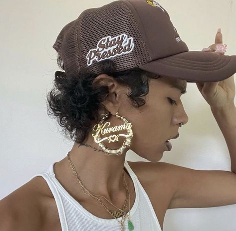 Short Curly Twa Hairstyles, Twa With Hat, Turban On Short Hair, Karrueche Short Hair, Hairstyle For Short Hair Black Women, Short Hair In Hat, Short Hair With Hats Women, Short Hair With Hat, Hat Hairstyles Short Hair