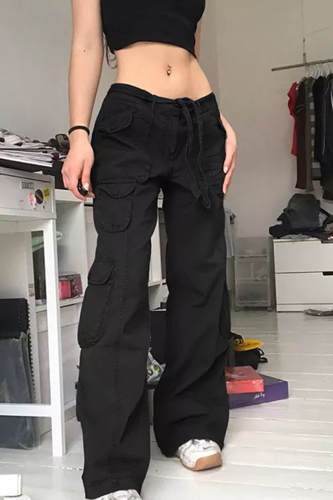 Jeans Online Store, Fairycore Clothes, Jeans Cargo, Work Trousers, Y2k Clothes, Cargo Pants Women, Overalls Women, Cargo Jeans, Denim Trousers