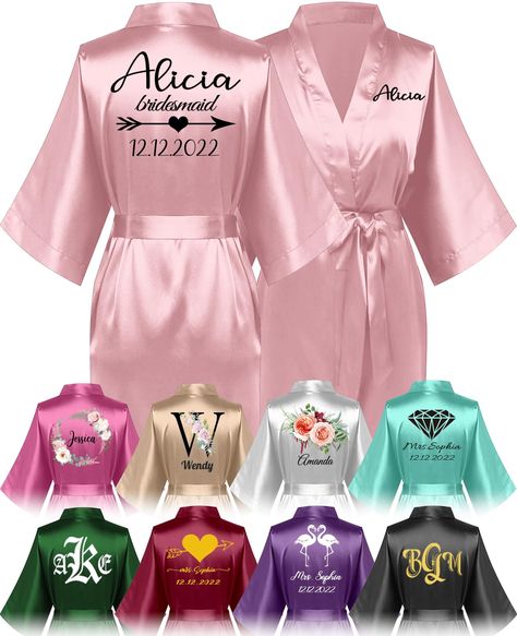 Robe Pajamas, Personalized Robes, Robes For Women, Funny Phrases, Women Gifts, The Bride, Pajamas, For Women, Gifts