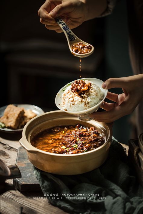 Rice Photography Food Styling, Rice Food Photography, Thai Food Photography, Steam Rice, Asian Food Photography, Rice Photography, Food Photography Composition, Moody Food Photography, Cibo Asiatico