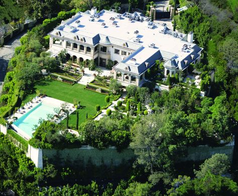 $85 Million Bel Air Estate Comes to Market from Mohamad Hadid Korean Mansion, French Mansion, Bel Air Mansion, Mediterranean Mansion, French Style Homes, Mega Mansions, Historic Mansion, Hidden Valley, Luxury Garden