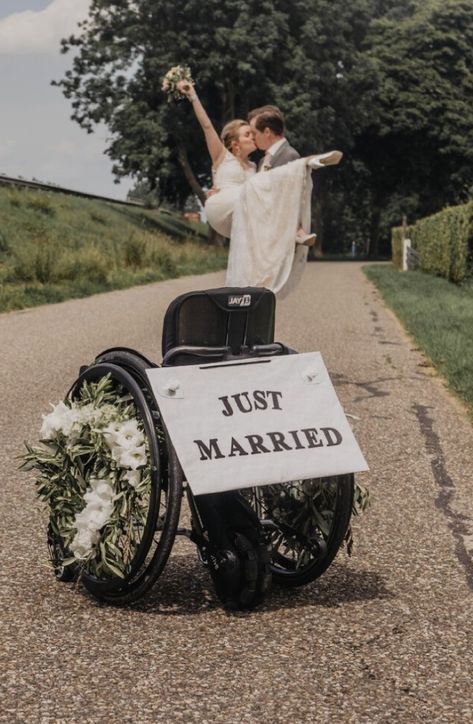 Wedding Wheelchair, Accessible Wedding, Wheelchair Wedding, Wheelchair Photography, Enchanted Forest Wedding Theme, Wedding Photography Shot List, Lotr Wedding, Engagement Photo Props, Forest Theme Wedding